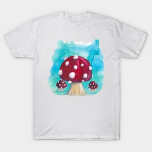 White spotted, red mushroom T-Shirt